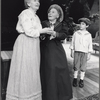 Teresa Wright, Bette Henritze, and Matthew Porac in the stage production On Borrowed Time
