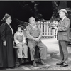 Bette Henritze, Matthew Porac, George C. Scott, and Joe Jamrog (?) in the stage production On Borrowed Time