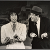 Jim Dale and J. Frank Lucas in the stage production Scapino