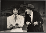 Jim Dale and J. Frank Lucas in the stage production Scapino