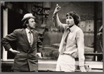 Jim Dale and Gavin Reed in the stage production Scapino