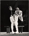 Jim Dale (center) in the stage production Scapino