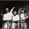 Jim Dale (right) in the stage production Scapino