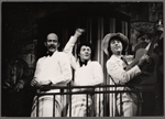Jim Dale (right) in the stage production Scapino