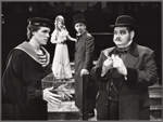 Jim Walton, Gretchen Kingsley, David Barron, and Michael McCarty in the stage production Sweeney Todd