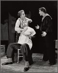 Bob Gunton, David Barron, and Jim Walton
 in the stage production Sweeney Todd