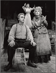 Bob Gunton, Gretchen Kingsley, and Beth Fowler in the stage production Sweeney Todd