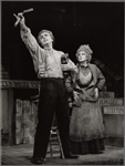 Bob Gunton and Beth Fowler in the stage production Sweeney Todd
