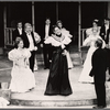 Raul Julia (center) in the stage production Where's Charley?
