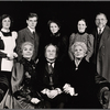 Entire cast (front row: Rosemary Murphy, E.G. Marshall, Irene Worth)