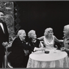 Ed Setrakian, Joseph Maher, Mildred Dunnock, Suzanne Lederer, and director Stephen Porter (?) on the set of the stage production Days in the Trees