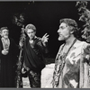 Philip Bosco, John Noah Hertzler, and Tom Klunis in the stage production The Bacchae