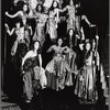 Ensemble in the stage production The Bacchae