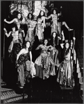 Ensemble in the stage production The Bacchae