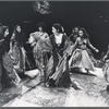 Irene Papas (center) in the stage production The Bacchae