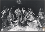 Irene Papas (center) in the stage production The Bacchae