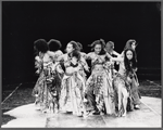 Ensemble in the stage production The Bacchae