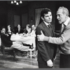 Dick Latessa, Harry Hamlin, Frances McDormand, Benjamin Hendrickson, Nancy Marchand, Michael Lombard, Thomas G. Waites, and Paul Sparer in the stage production Awake and Sing