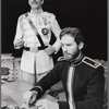 Raul Julia and Kevin Kline in the stage production Arms and the Man