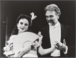 Melissa Errico and Jerry Lanning in the stage production Anna Karenina