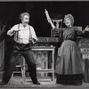 Bob Gunton and Beth Fowler in the stage production Sweeney Todd