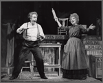 Bob Gunton and Beth Fowler in the stage production Sweeney Todd