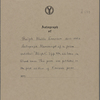 "Blight." Holograph poem, unsigned, undated