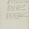 "Dirge." Holograph poem, unsigned, dated 1838