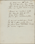 "Dirge." Holograph poem, unsigned, dated 1838