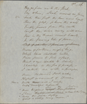 "From the Persian of Hafiz." Holograph poem, unsigned, undated