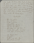 "Hamatreya." Holograph poem, unsigned, undated