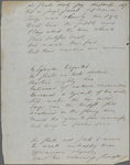 "Merlin." Holograph poem, unsigned, undated. Part of Part I and all of Part II