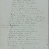 "Merlin." Holograph poem, unsigned, undated. Part of Part I and all of Part II