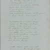 "Merlin." Holograph poem, unsigned, undated. Part of Part I and all of Part II