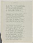 "Musketaquid." Holograph poem, unsigned, undated