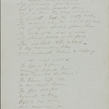 "Ode to Beauty." Holograph poem, unsigned, undated