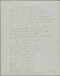 "Ode to Beauty." Holograph poem, unsigned, undated