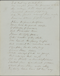 "Ode to Beauty." Holograph poem, unsigned, undated