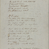 "Ode; inscribed to William H. Channing." Holograph poem, unsigned, dated Monadnock, June 1846, cancelled