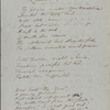 "Ode; inscribed to William H. Channing." Holograph poem, unsigned, dated Monadnock, June 1846, cancelled