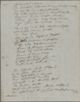 "Ode; inscribed to William H. Channing." Holograph poem, unsigned, dated Monadnock, June 1846, cancelled