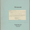 "Ode; inscribed to William H. Channing." Holograph poem, unsigned, dated Monadnock, June 1846, cancelled