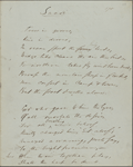 "Saadi." Holograph poem, unsigned, undated