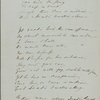 "Saadi." Holograph poem, unsigned, undated