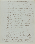 "Saadi." Holograph poem, unsigned, undated