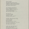 "Saadi." Holograph poem, unsigned, undated