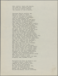 "Saadi." Holograph poem, unsigned, undated