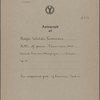 "Thine eyes still shined for me..." Holograph poem, unsigned, undated