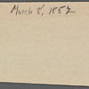 Warranty deed selling a piece of land to Nathaniel Hawthorne. March 8, 1852, signed by R. W. and Lidian Emerson