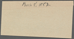 Warranty deed selling a piece of land to Nathaniel Hawthorne. March 8, 1852, signed by R. W. and Lidian Emerson